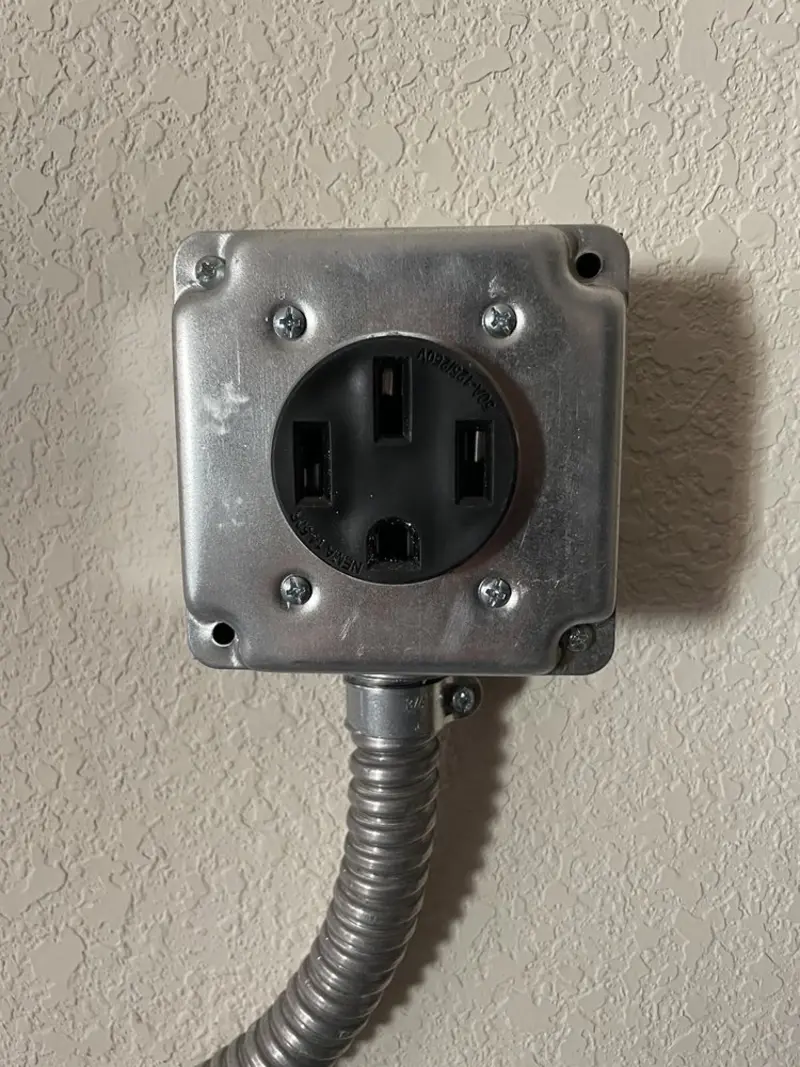 NEMA 14-50 outlet installed for Electrical Panel Upgrade in Council Bluffs